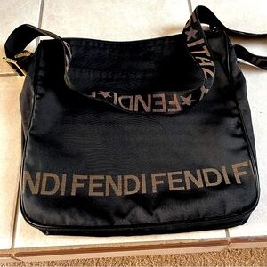 FENDI  authentic messenger crossbody bag